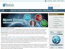 Tablet Screenshot of biocoreopen.org